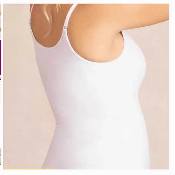 Shapermint Essentials All Day Every Day Scoop Neck Cami Sz 3XL White - Picture 2 of 7